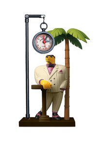 Snob Wolf-Desk Clock