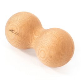 rolling wood double ball 10cm