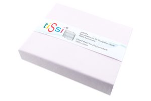 tiSsi® Spannbetttuch 6-eckig für Laufstall, rosa