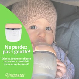 Confezione Haakaa Generation 3 Collection-Latte + Flacone 160ml