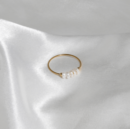 Gurk - Pearl Ring Gold