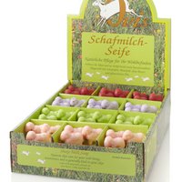 Ovis soap sheep chubby small colorful display 72 pcs.