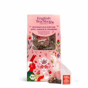 ETS - Botanicals for Gin "Apfel, Hibiskus & Cranberry", BIO, 7 Pyramiden-Beutel