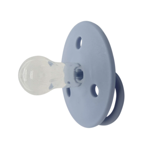 Round Pacifier Silicone 6m Nordic Sky Blue 2 pcs