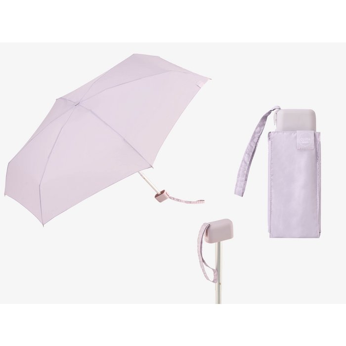 Vicloon Mini Ombrello, Ombrello Tascabile con Manico Dorato Nervature