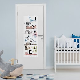 123 poster Animali marini - Poster per porte