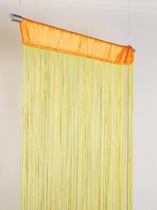 Regenbogen-Dekoration, grün/gelb/orange, 90 x 250 cm