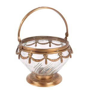 Servies bonbonniere messing Ø11 cm