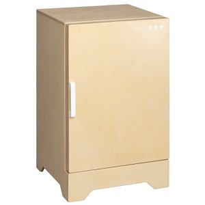 Van Dijk Toys Holzspielzeugkühlschrank - natürlich mit Weiß (Qualität der Kinderbetreuung)