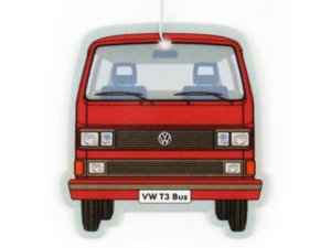 Volkswagen VW Bus T3 Bus Luchtverfrisser - Vanille/Rood