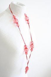 Halsketting Medium - rood