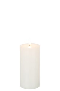 J-Line Kerze – weiß – mittelgroß – LED-Leuchten