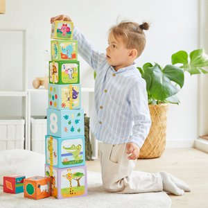 Little Bright Ones - Stacking Cubes - Safari