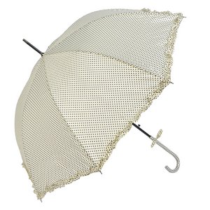 Umbrella adults Ø 90 cm Beige Polyester Dot Rain Theater