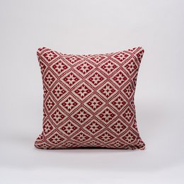 Federa per cuscino decorativo rosso Dokmai