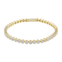 Silver Martina bracelet with white zircons