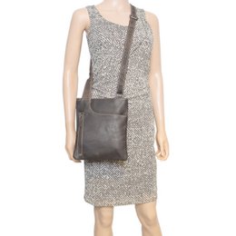 Leder Crossbody Bag - Umhängetasche in 3 verschiedenen Farben Leder