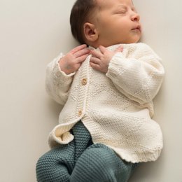  Soft, cozy baby pants in neutral colors. Available in sizes 0-3 months and 3-6 months.