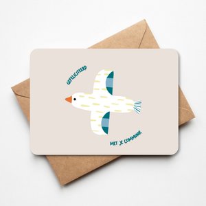 Karte Kommunion | Vogel