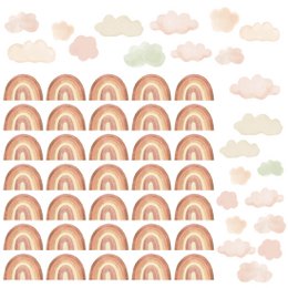Adesivo da parete | Mini Arcobaleni Beige