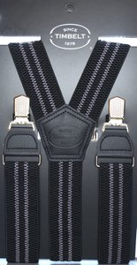 Timbelt suspects - Black with gray stripes