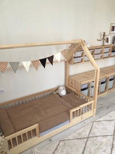Organic Muslin Bedding Set: GOTS Cotton Duvet & Pillow, Gender neutral Baby Shower gift, 130cm x100 cm