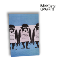 Banksy Greeting Card - Laugh Now