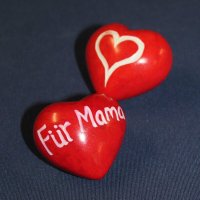073 Small Heart For Mom - Soapstone