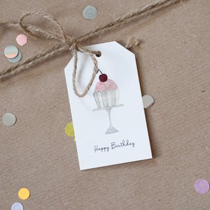 Geschenktag · Verjaardagscupcake