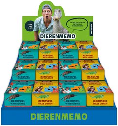  A memory game featuring various animal characters, including a fox. The game consists of 12 pairs of cards with different animal illustrations.