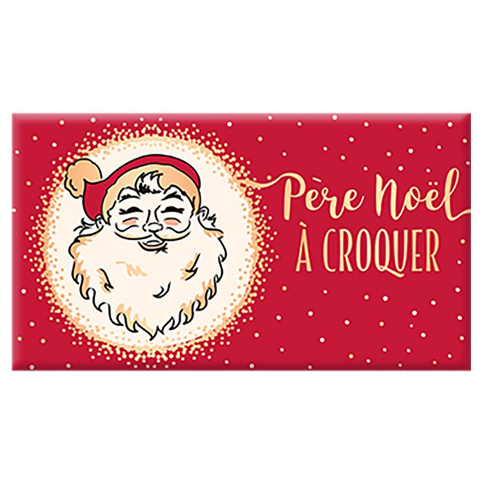 NOEL Père Noël lutin grand chocolat au Lait - 200g