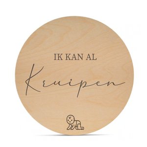 Mijlpaalcirkels | Hout – Lasergravure | Mijlpalen Extra