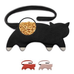 Bio-Körnerkissen, mikrowellengeeignet und aus 100% Naturmaterialien, Wärmekissen für Bauch & Rücken, Katze Coco