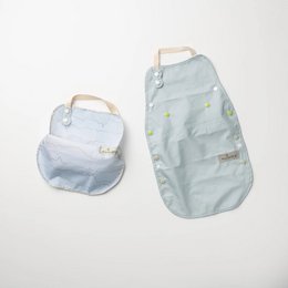  Soft, absorbent bibs in a variety of pastel colors and patterns including Enchanted Sky, Gentle Blossom, Golden Harvest, and Hot Succulent. Made of high-quality materials for comfortable and practical use.