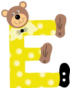 BUCHSTABE BÄR E (5er-Set)