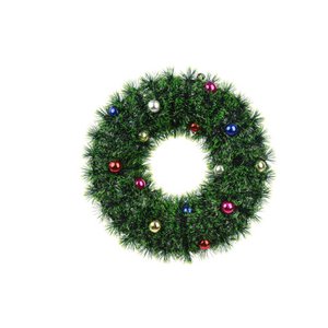 Decoris Wreath with deco Ø29cm plastic
