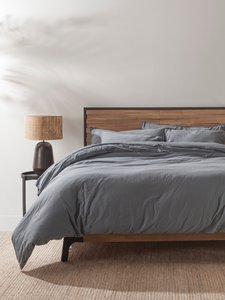 Satijnen gewassen dekbedovertrek | 6 kleuren