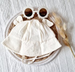 Hydrophiler Sonnenhut für Babys – Beige