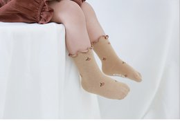 Baby Sokken | Baby Sokjes | Baby Socks | Beige | Soft Yellow | Old Pink