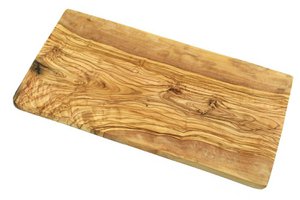 Vierkant ontbijtbord 30 x 15 cm gemaakt van olijfhout