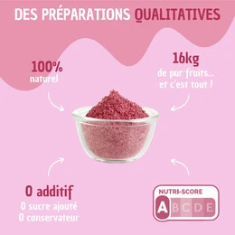 BULK Red - Preparato di frutta pura al 100% per reidratare