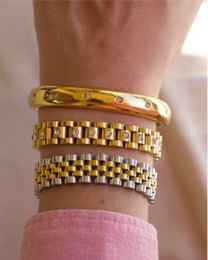Ann - Bracciale Polsino Con Pietre