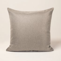 Beige wicker cushion cover in various sizes, made of natural materials.