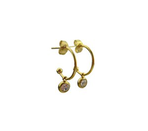 Oorringen Diamantje - Goud