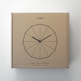 Wooden Delta Clock in Oak