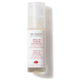 Intensive argan serum with hyaluronic acid for deep hydration and nourishment of the skin.