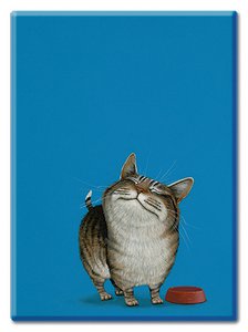 Fridge magnet - Brilliant Blue