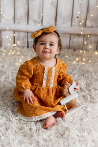 Steff Musselinkleid für Babymädchen