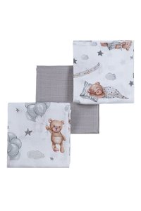 Musline bears 3 pcs.