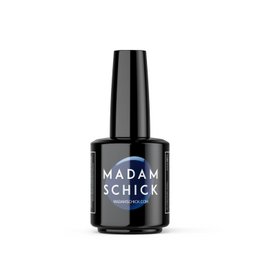 Madam Schick hybrid polish 15 ml in color #23A011. This nail polish is a vibrant blue-green color that can be used for a stylish and modern manicure.